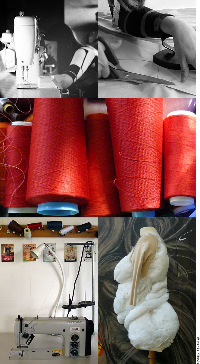 Présentation de l'atelier de costumière d'Elodie Sellier chez Mix Art Myrys à Toulouse