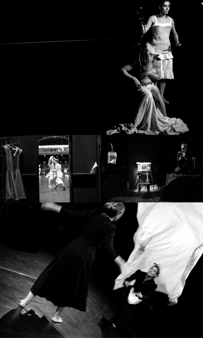 Création et réalisation des costumes pour le spectacle Lames sœurs, Cie d’Elles, 2009